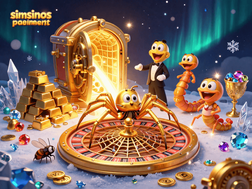 Découvrez les paiements et retraits au Simsinos casino avec un décor captivant et dynamique.