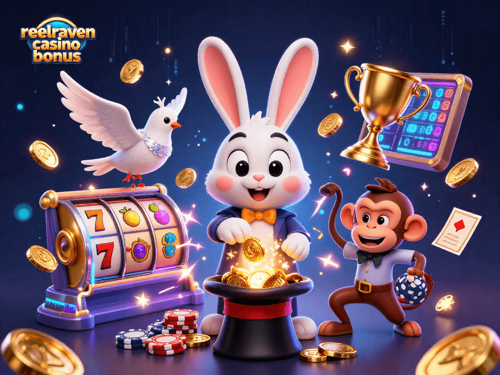 Profitez du bonus ReelRaven casino dans un univers de magie, d'argent et d'adrénaline.